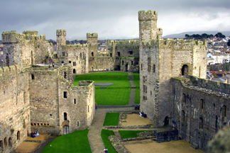 Caernarfon Castle Road trip