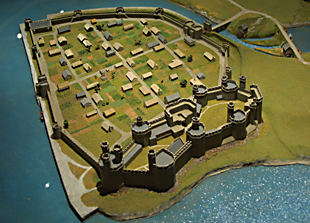 Model of caernarfon Castle