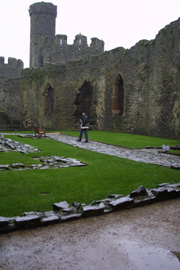 conwy Castle ground floor