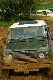 Land Rover Puddle Shot